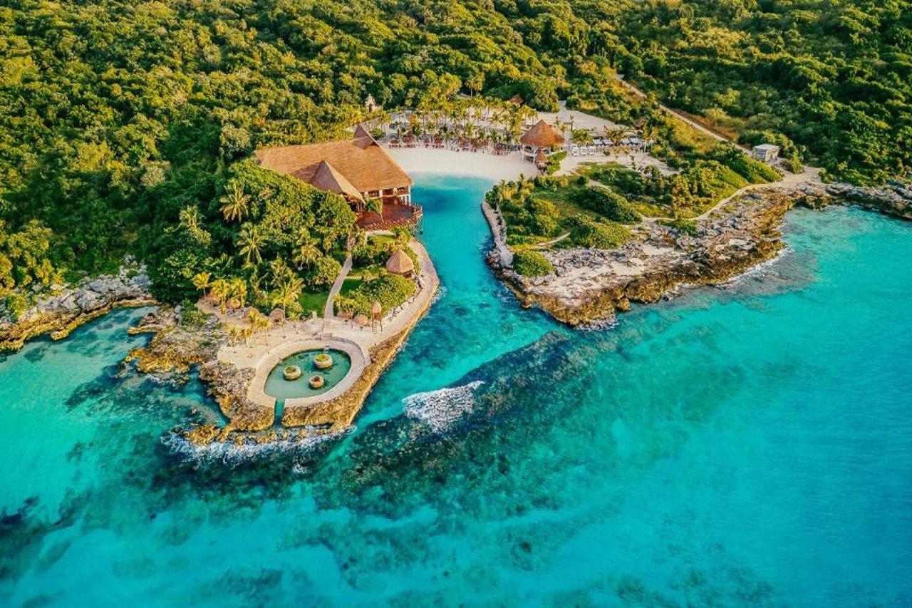 Occidental at Xcaret Destination - All Inclusive Xcaret Park Esterno foto Aerial view of the resort